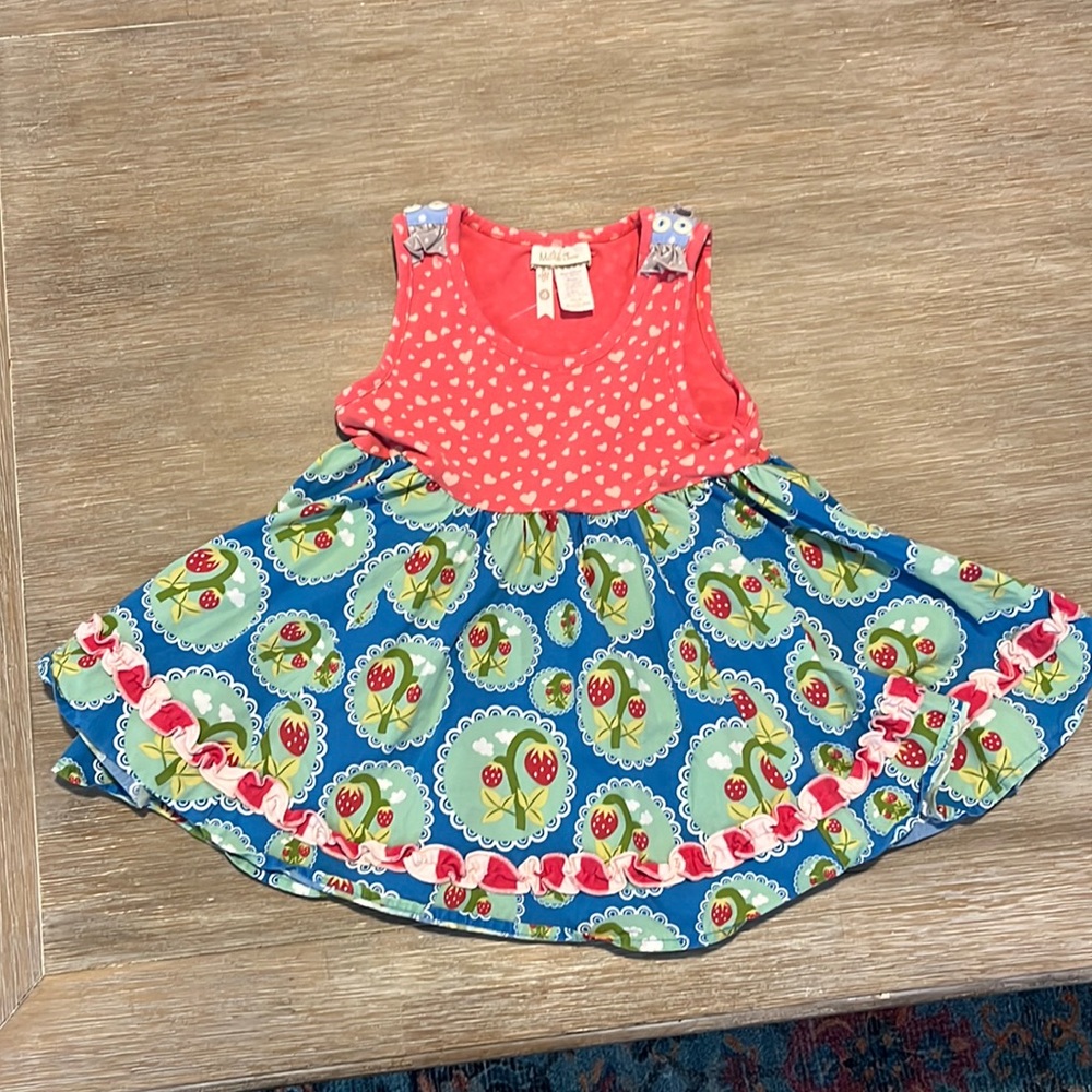 Matilda Jane Strawberry Twirl Sundress size 4